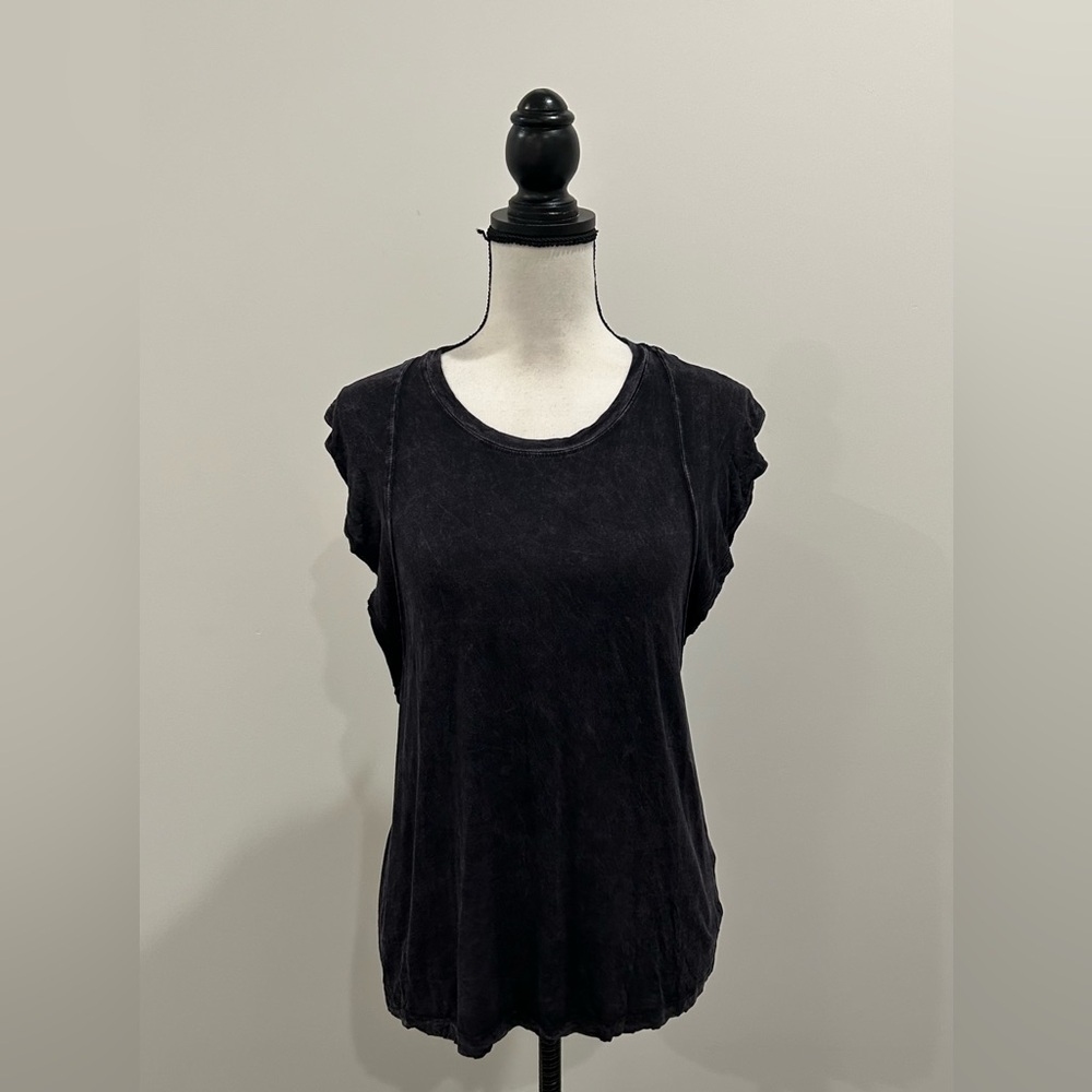 Free People Movement Weathered Ruffle Tee